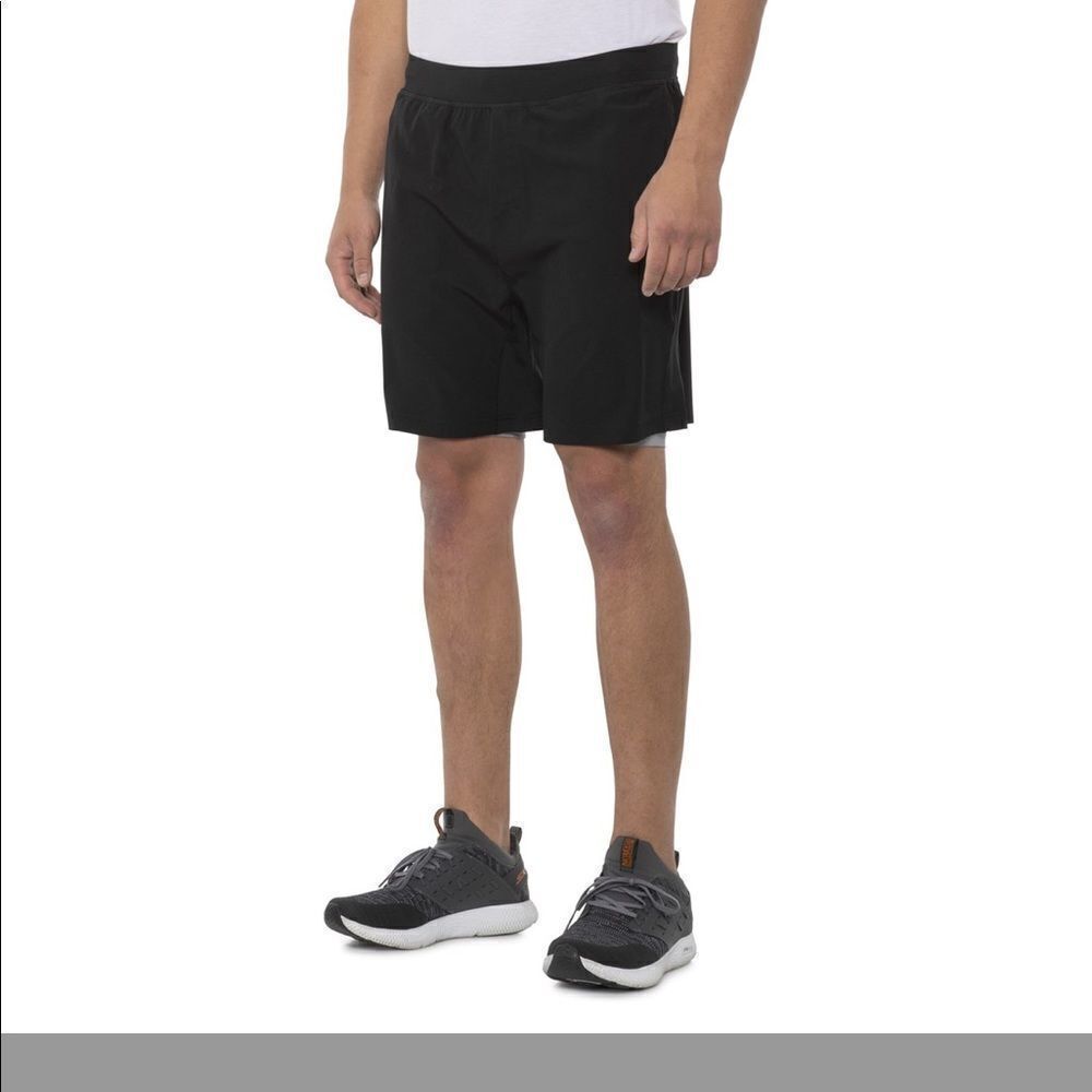 🔥Gaiam Men's Black  Shorts Sz Medium New